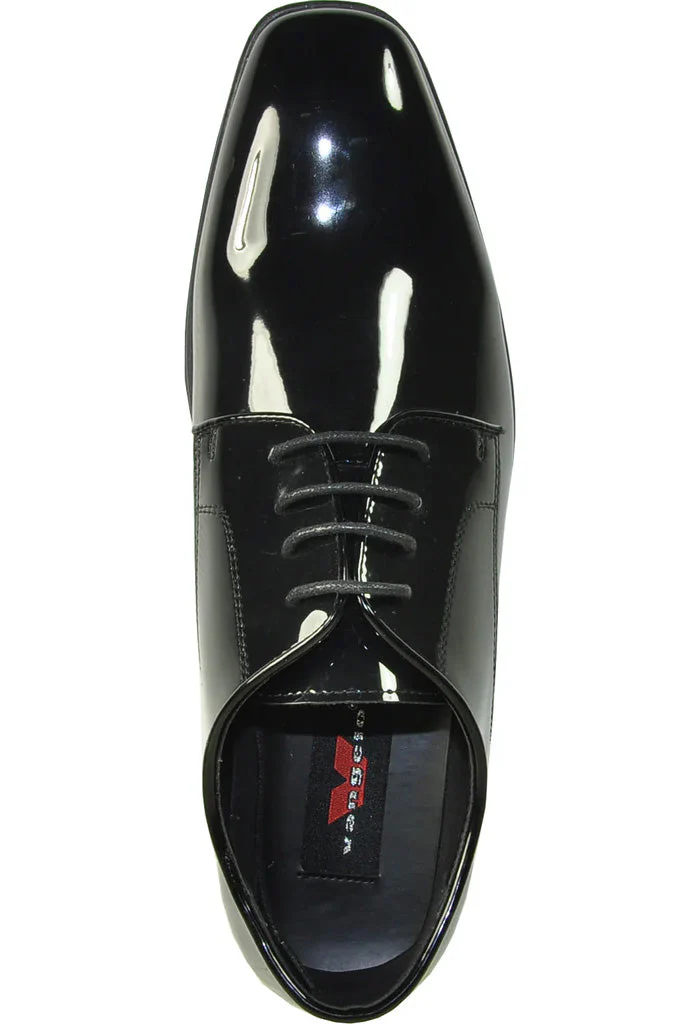 "Nolan" Black Tuxedo Shoes - Image 2
