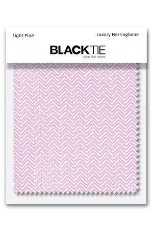 Pink Herringbone Fabric Swatch