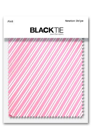 Pink Newton Stripe Fabric Swatch