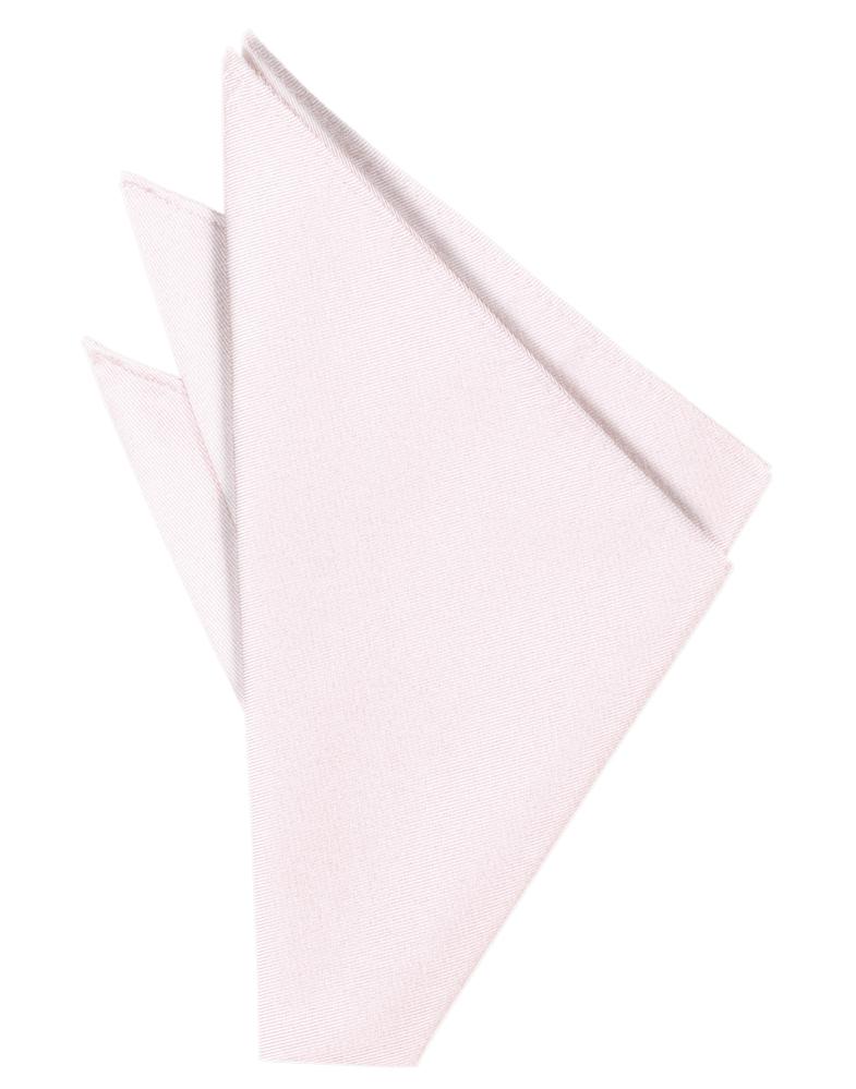 Pink Solid Twill Pocket Square