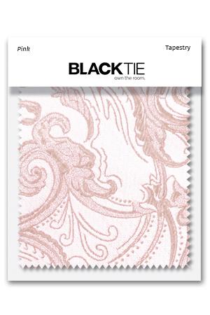 Pink Tapestry Fabric Swatch