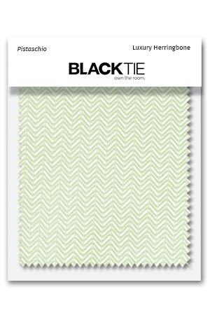 Pistachio Herringbone Fabric Swatch