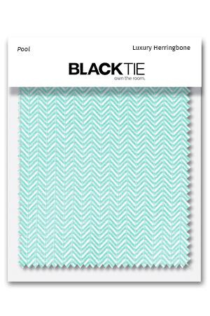 Pool Herringbone Fabric Swatch