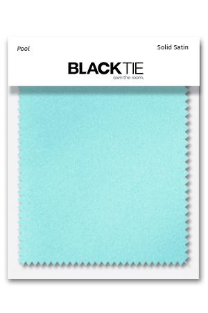 Pool Luxury Satin Fabric Swatch