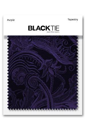 Purple Tapestry Fabric Swatch