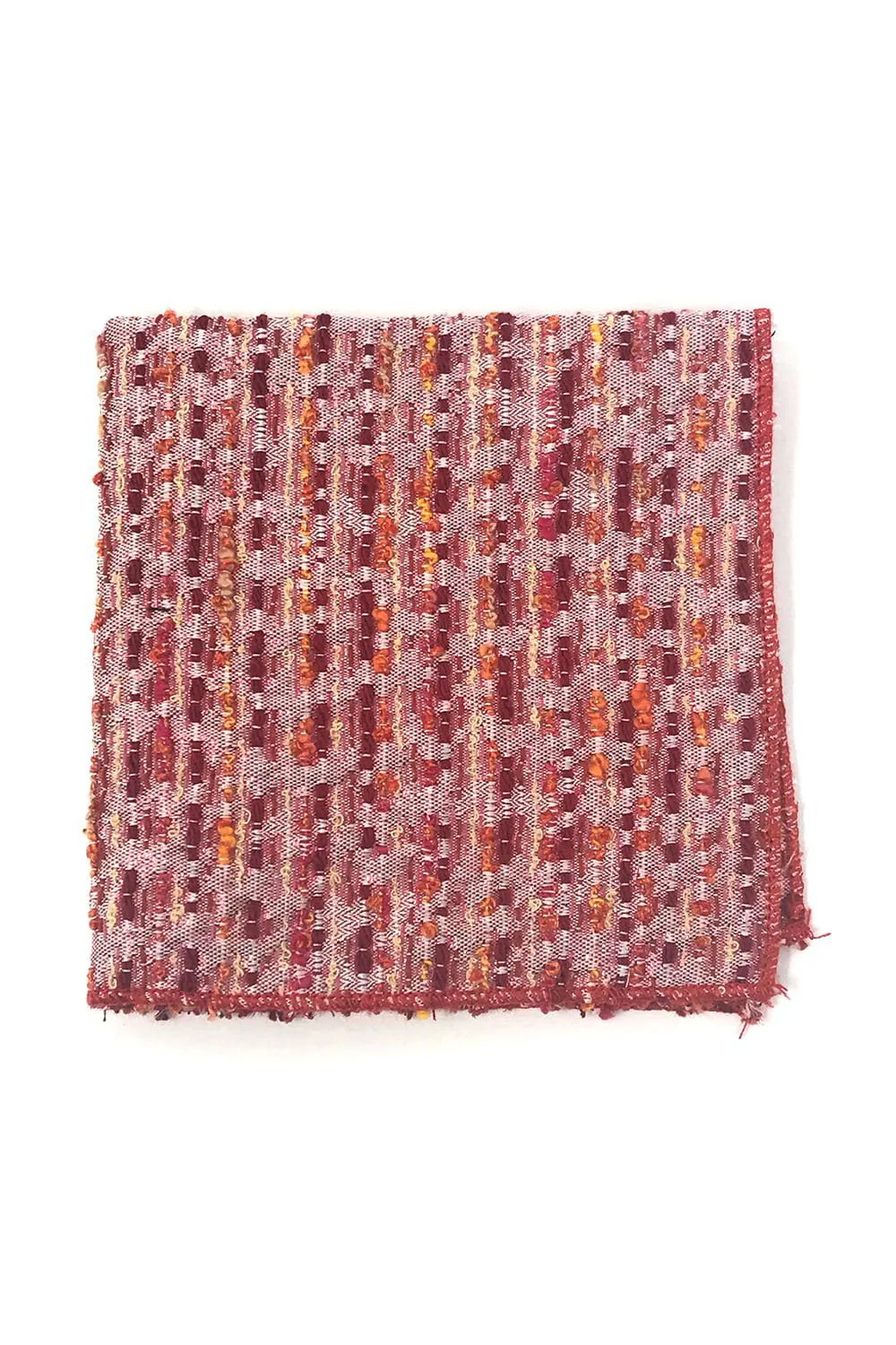 Red Laurent Pocket Square