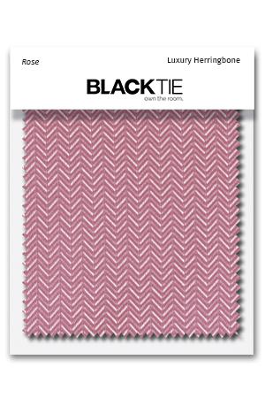 Rose Herringbone Fabric Swatch
