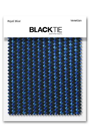 Royal Blue Venetian Fabric Swatch