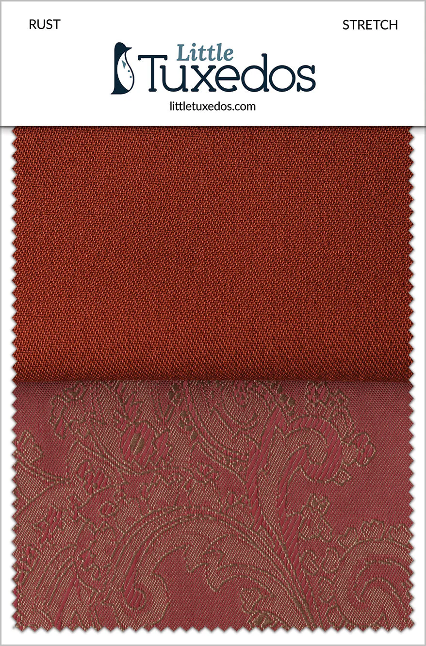 Rust Stretch Fabric Swatch - Image 2