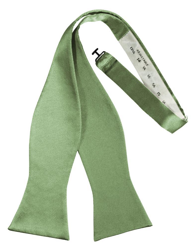 Sage Luxury Satin Bow Tie - Image 2