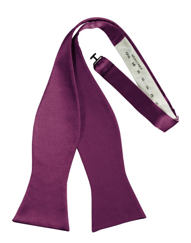 Sangria Luxury Satin Bow Tie - Image 2
