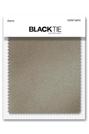Stone Luxury Satin Fabric Swatch