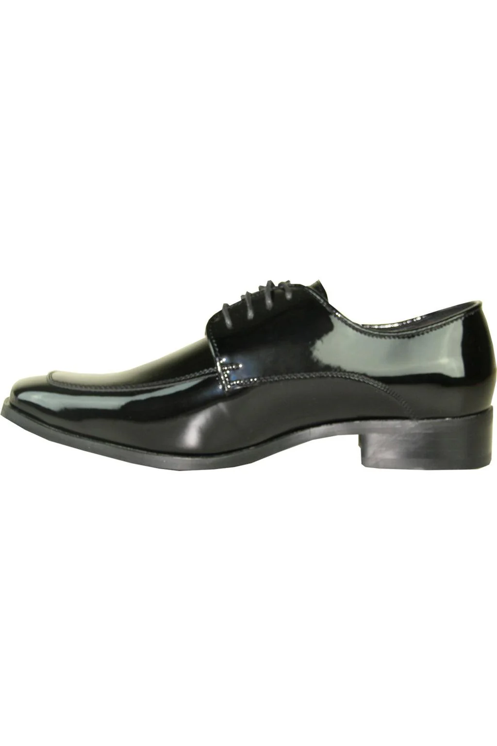 "Vittorio" Black Vangelo Tuxedo Shoes - Image 4