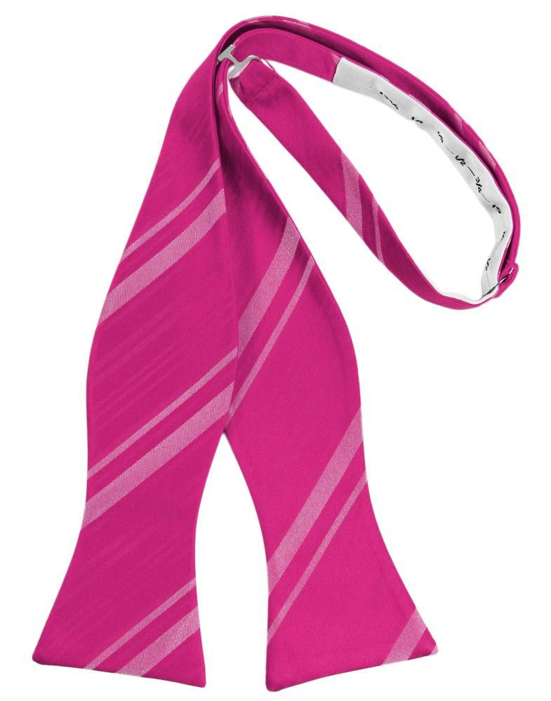 Watermelon Striped Satin Bow Tie - Image 2