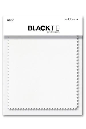 White Luxury Satin Fabric Swatch