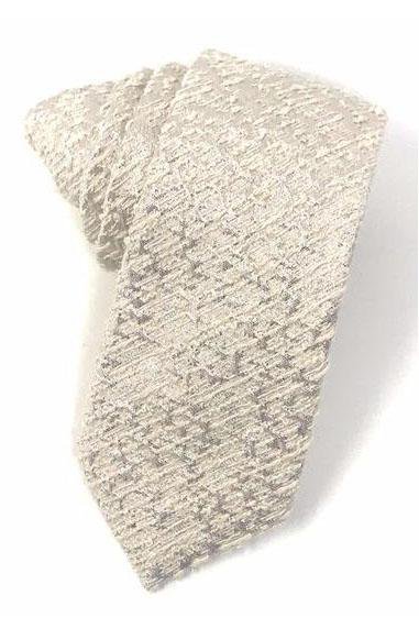 Winter White Laurent Necktie